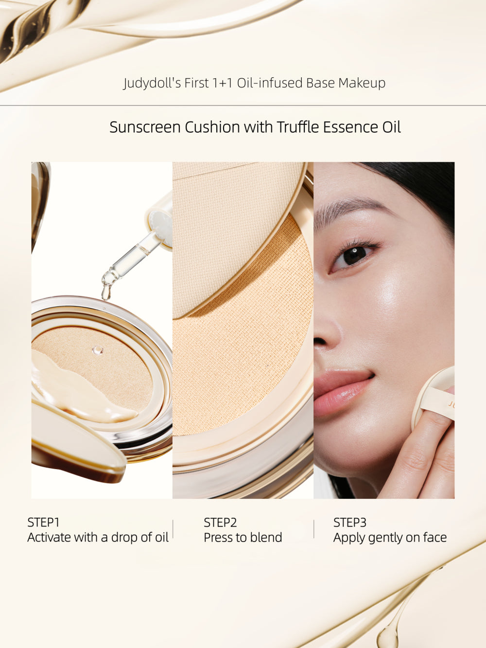 Judydoll Awake UV Defense Cushion SPF50+ PA++++ 14g