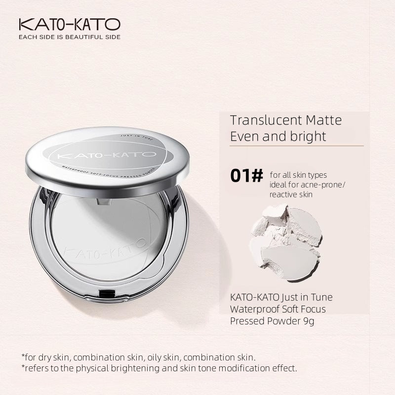 KATO-KATO Just in Tune Poudre Compacte Waterproof Soft Focus 9g