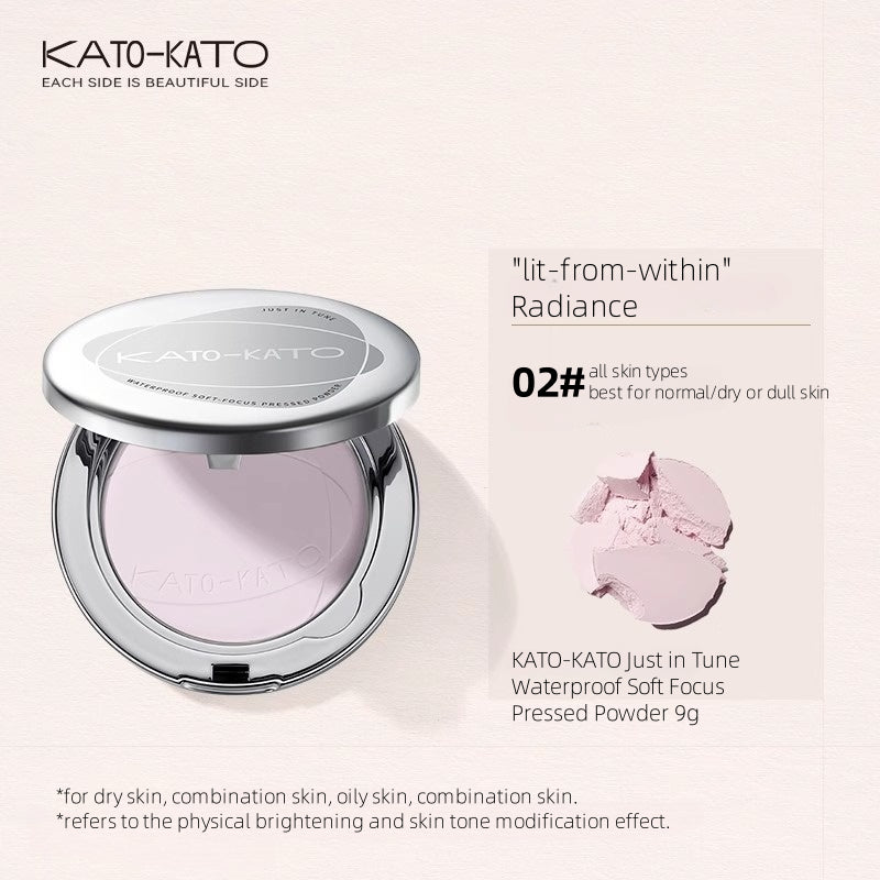 KATO-KATO Just in Tune Poudre Compacte Waterproof Soft Focus 9g