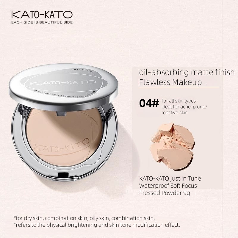 KATO-KATO Just in Tune Poudre Compacte Waterproof Soft Focus 9g