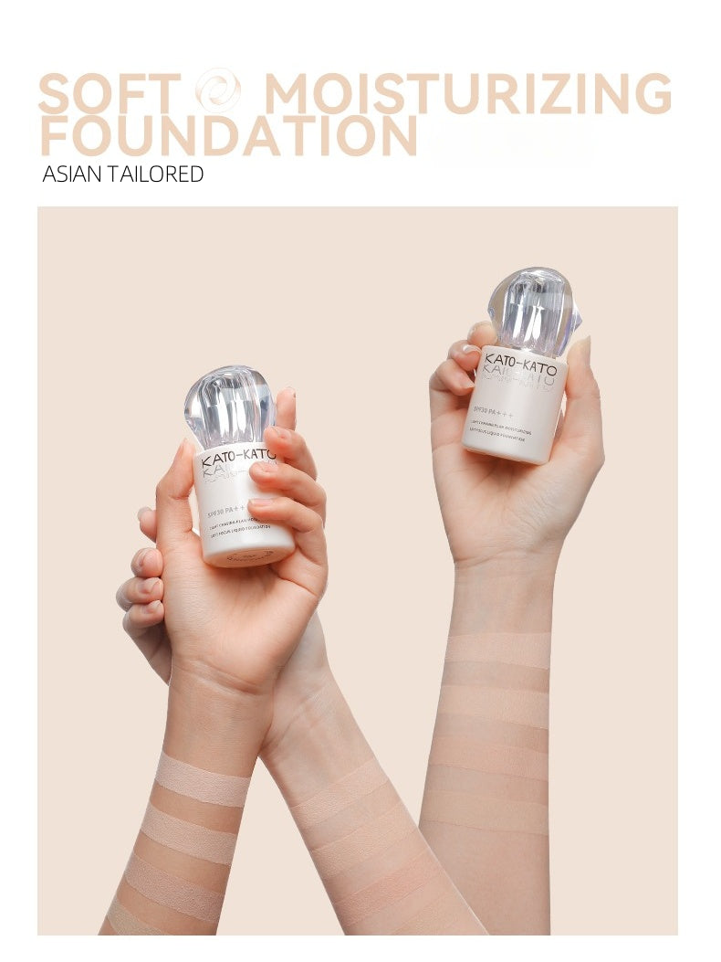 KATOKATO - Light Chasing Plan Moisturizing Soft Focus Liquid Foundation 30g SPF30 PA+++