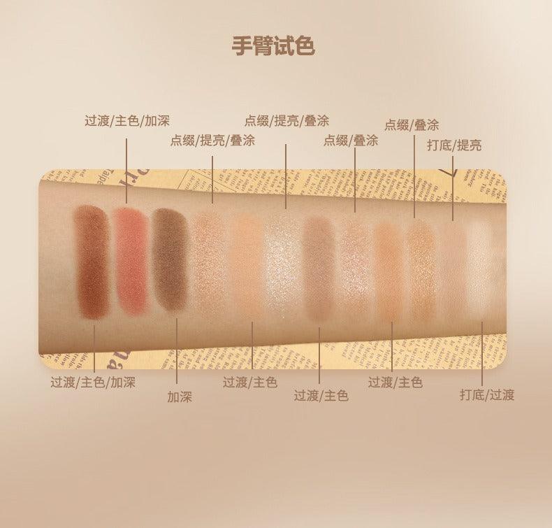 Palette de fards à paupières KAXIER Baking Eye, 12 couleurs, 13,8 g