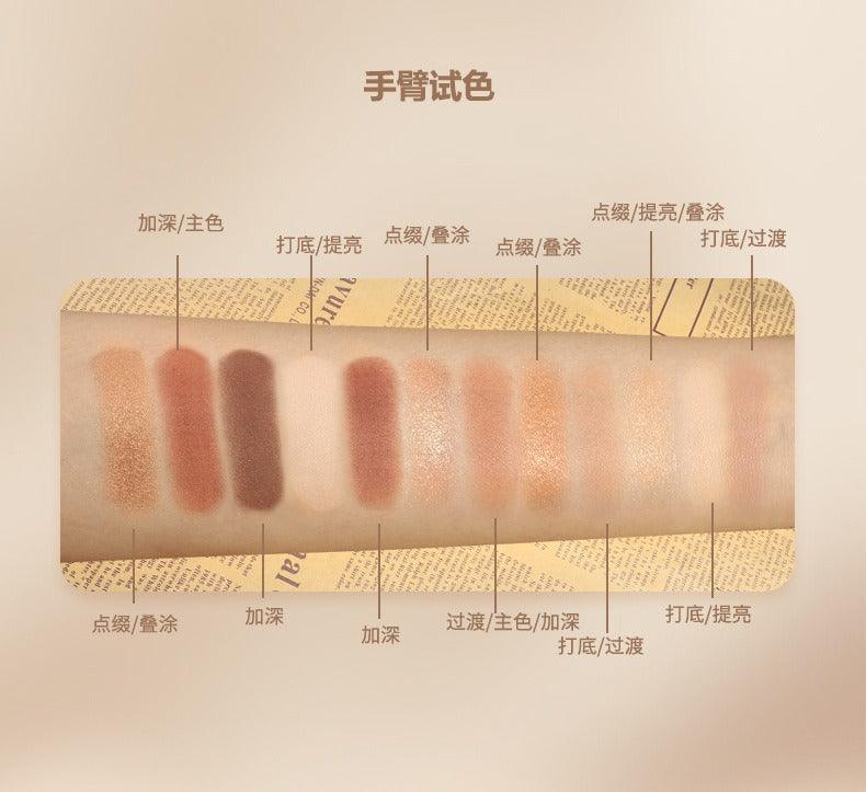 Palette de fards à paupières KAXIER Baking Eye, 12 couleurs, 13,8 g