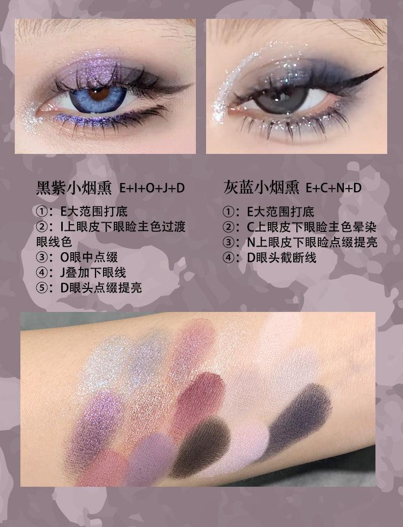 Palette pour les yeux KAXIER Button Series 15 couleurs 12 g