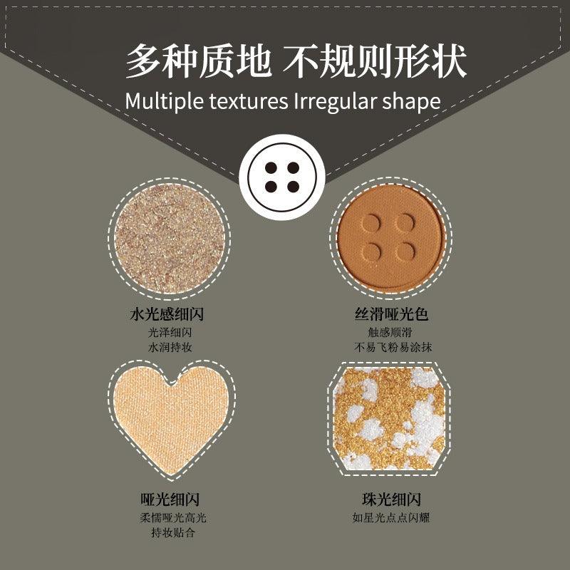 Palette pour les yeux KAXIER Button Series 15 couleurs 12 g