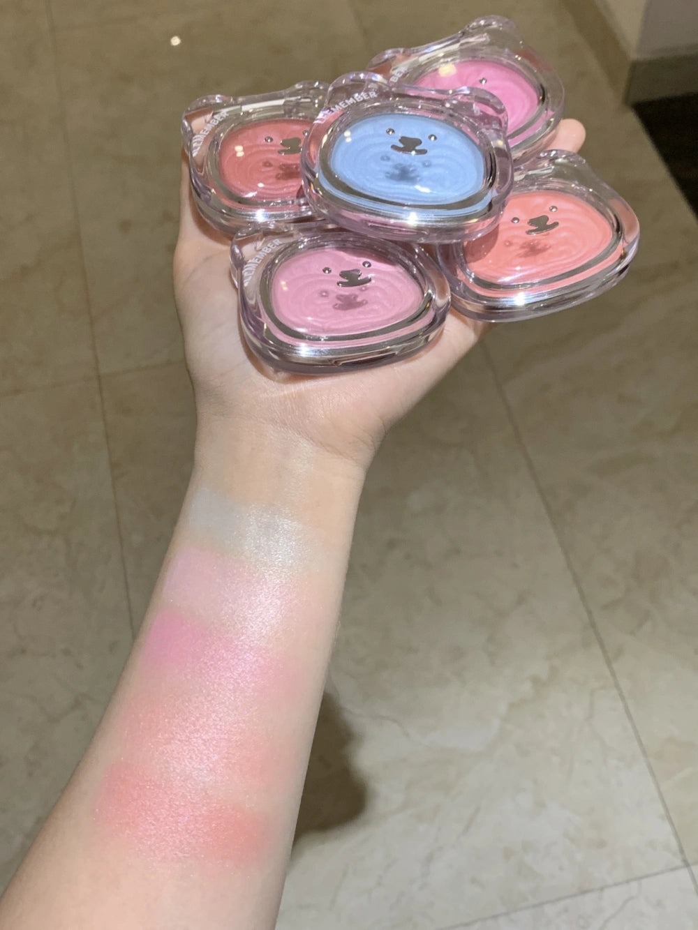 LEEMEMBER - Satin Finish Multi Purpose Highlight Blush 5g