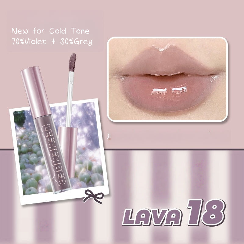 LEEMEMBER Gloss à lèvres aqueux 3 g Glasslike LAVA YK