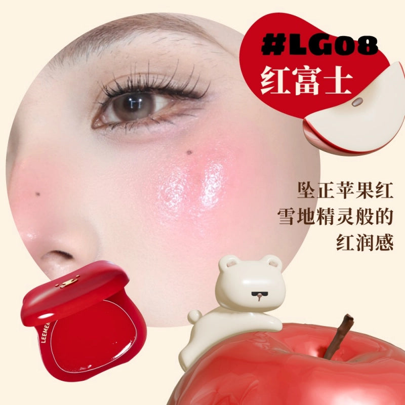 LEEMEMBER Fard à joues brillant pomme rouge 4 g