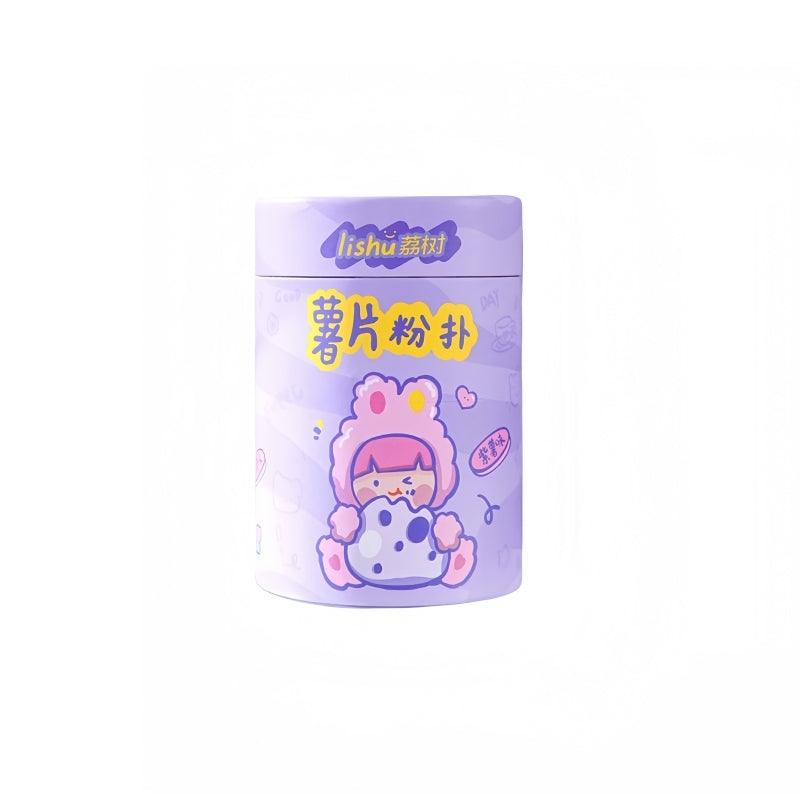 LISHU Chips Bucket Puff Maquillage Violet