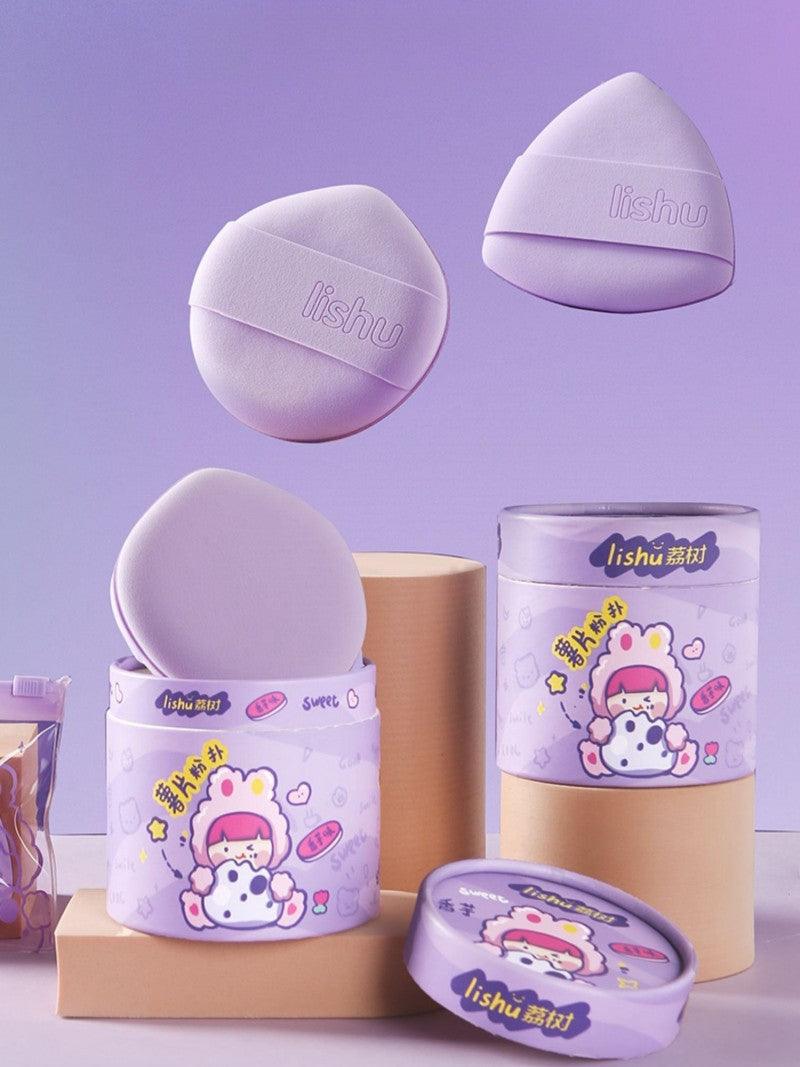 Seau à chips LISHU Rubycell Puff Maquillage Violet