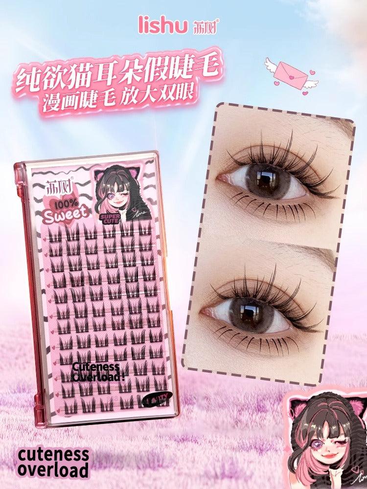 Faux cils super mignons LISHU 72