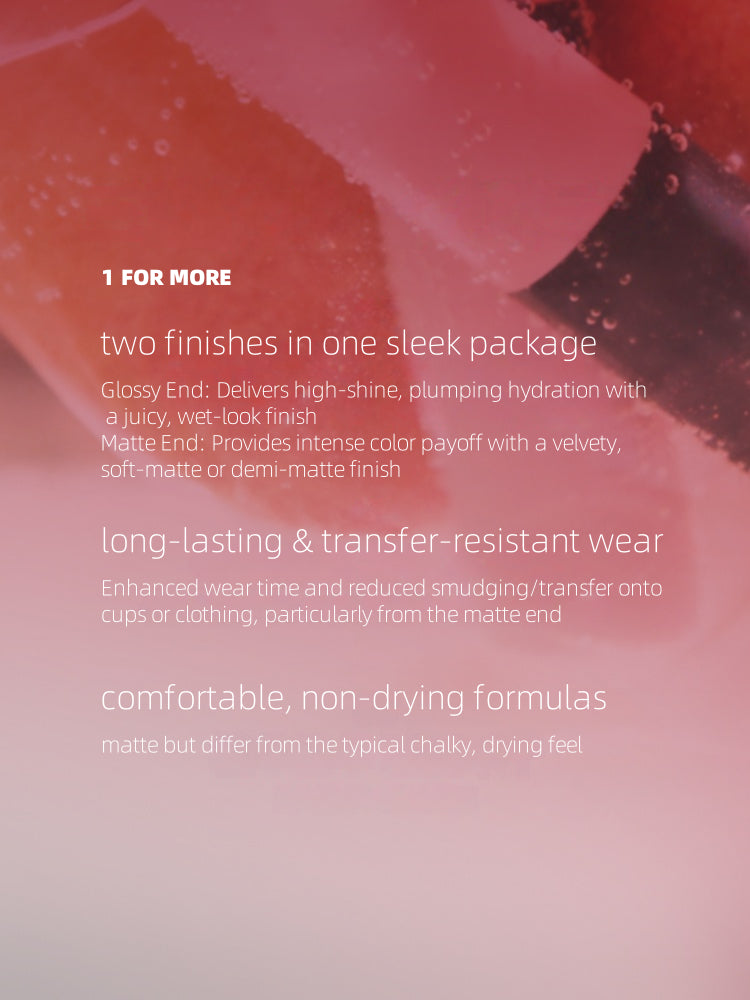 MEIKING - Double Headed Lip Glaze 4g