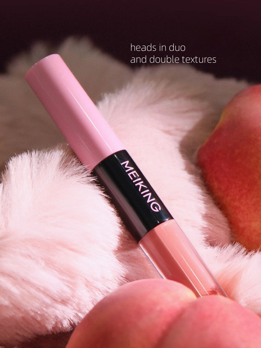 Vernis à lèvres double tête MEIKING 4 g