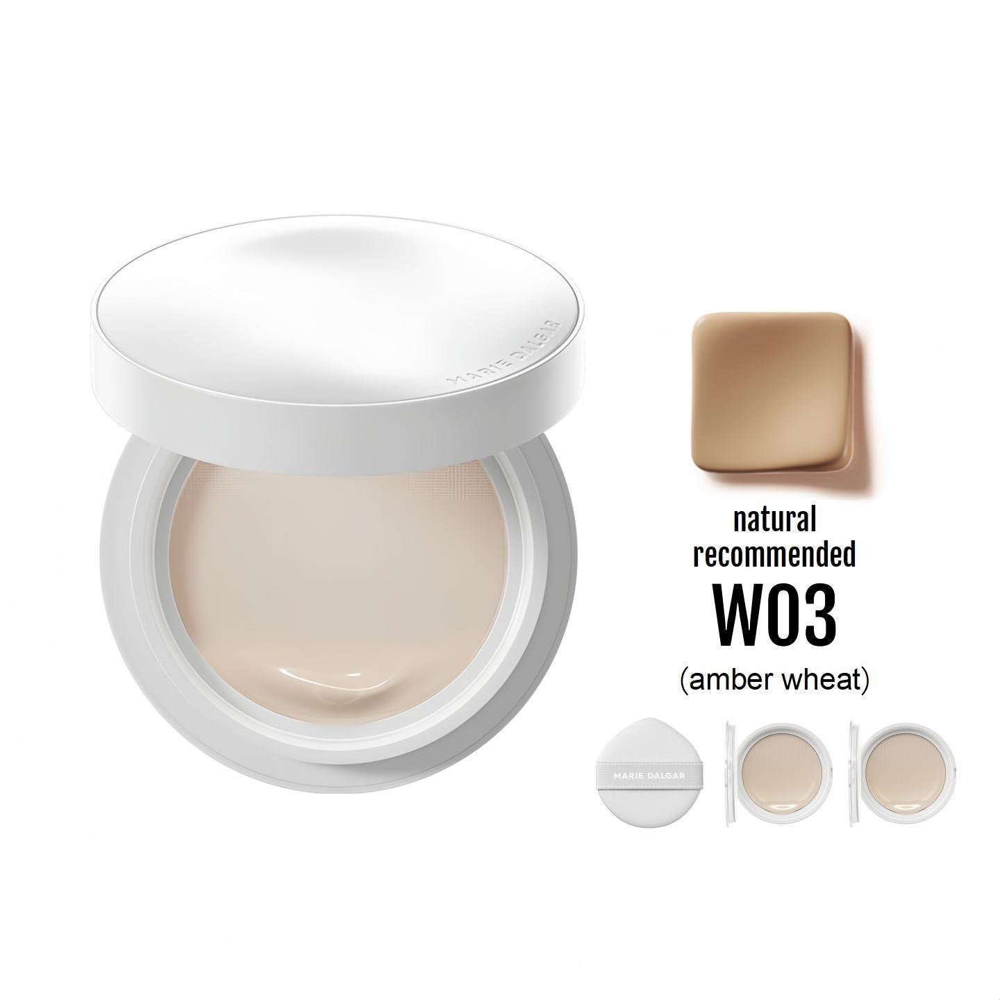 Fond de teint longue tenue Marie Dalgar Vine Blurring Cushion 18 g