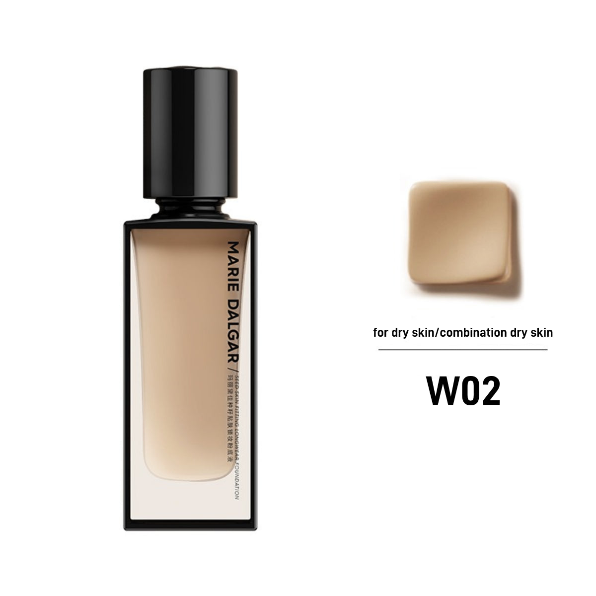 Fond de teint longue tenue Marie Dalgar Seed Skin Fitting 30 ml