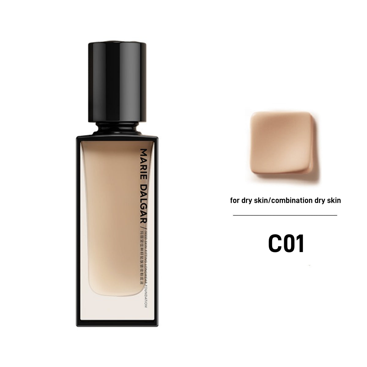 Fond de teint longue tenue Marie Dalgar Seed Skin Fitting 30 ml