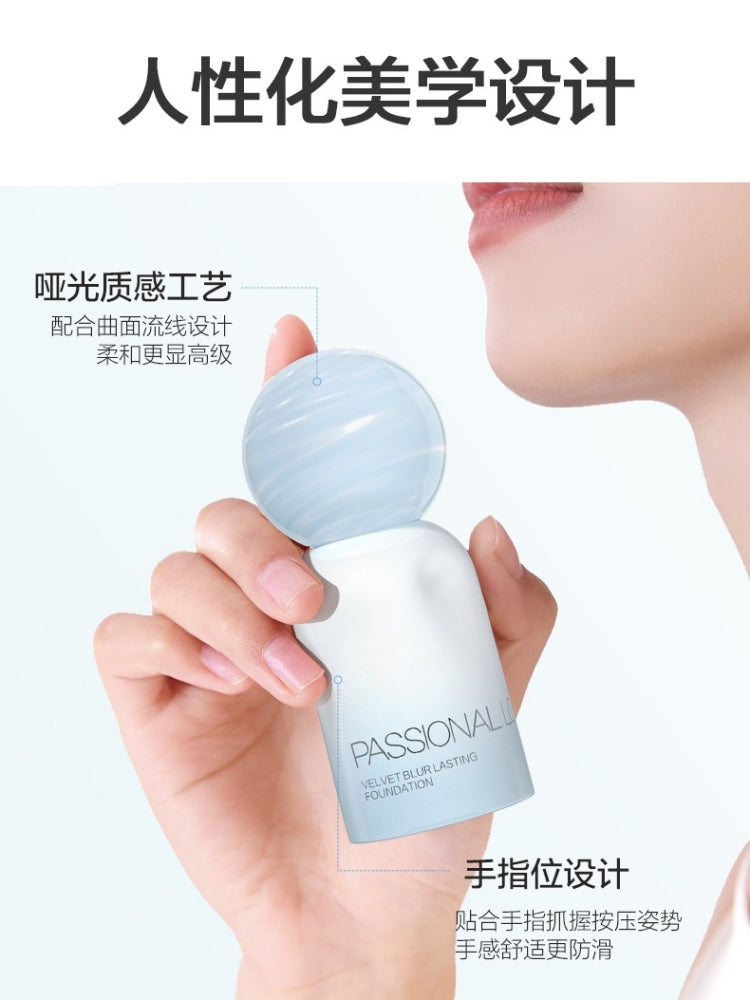 Passional Lover Island Ver. Fond de teint longue tenue Velvet Blur 4.0, huile, peau préférée, 30 ml