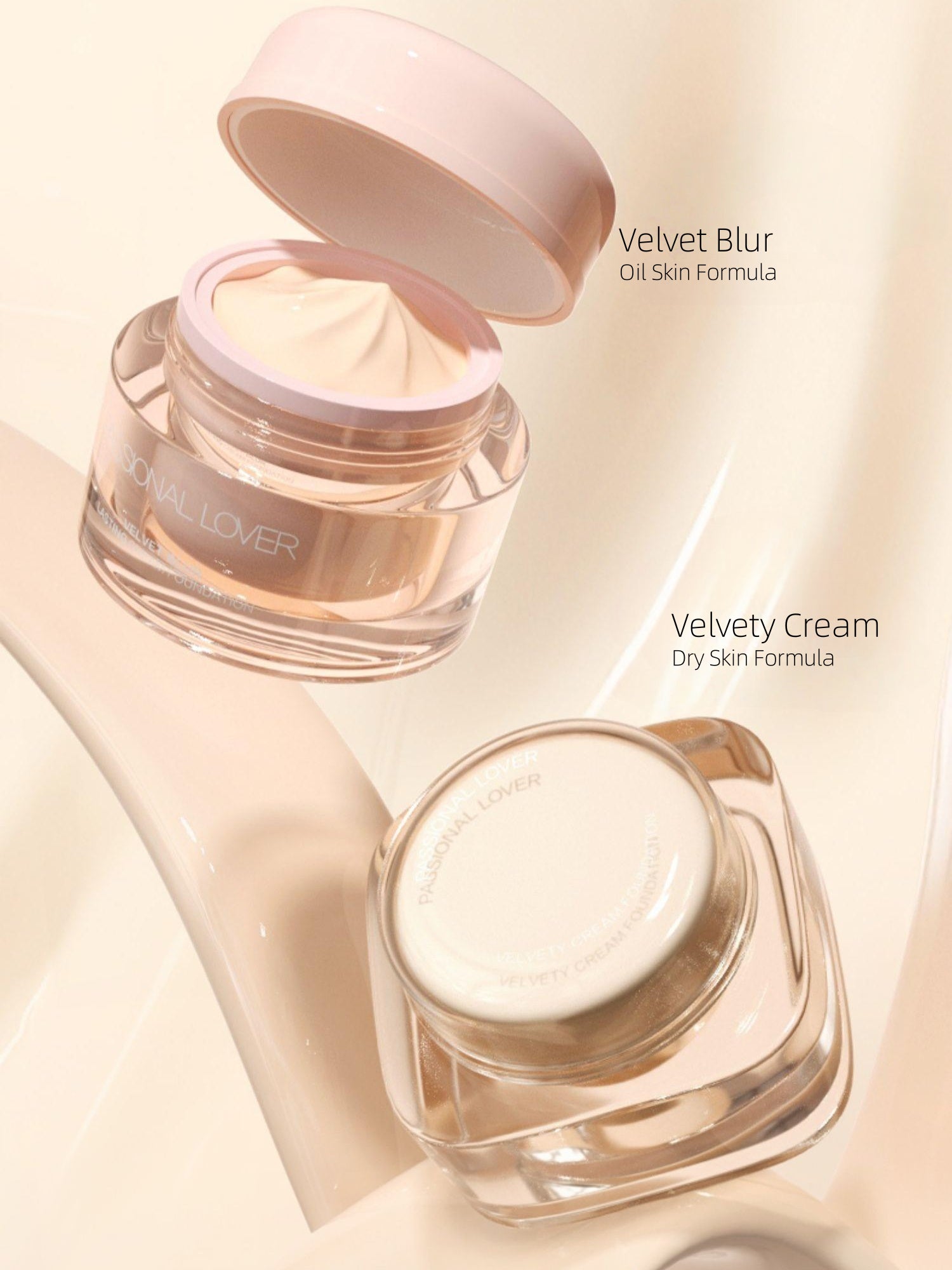 Passional Lover Velvet Blur Fond de Teint Crémeux Longue Tenue 15 g