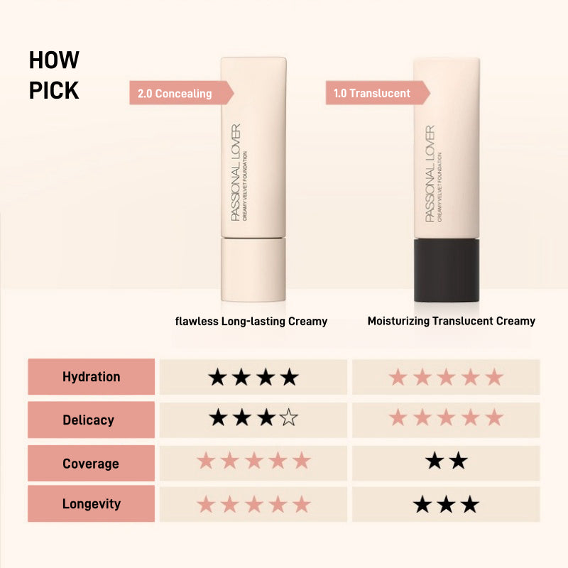 Fond de teint velours crémeux Passional Lover 30 g