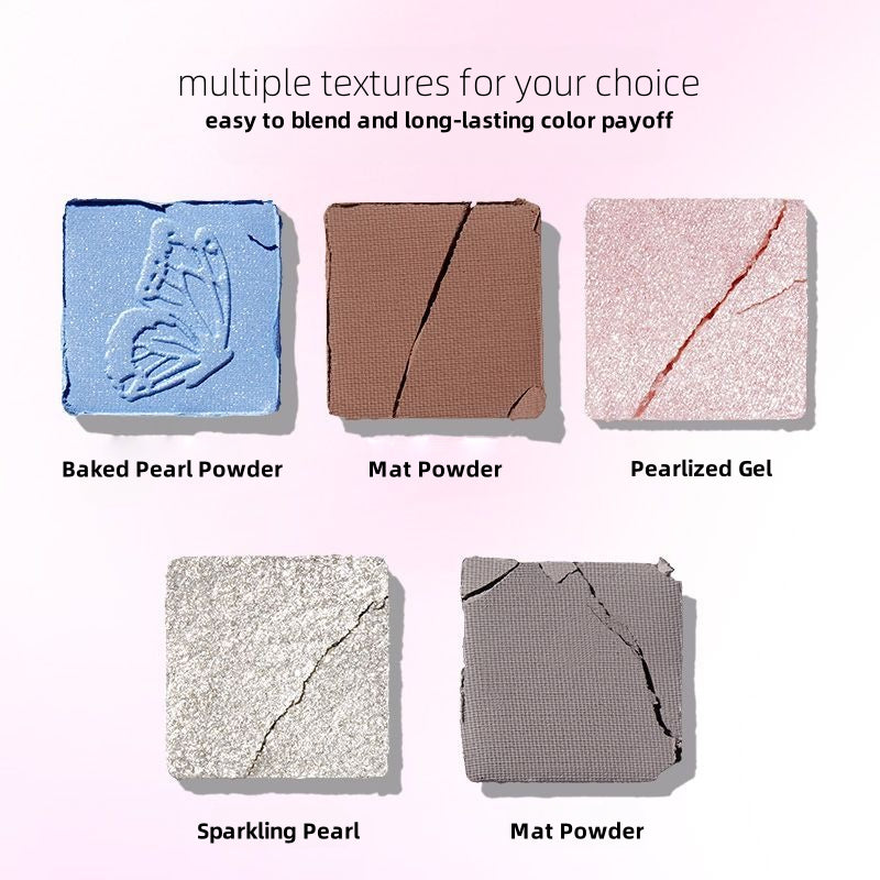 Perfect Diary - Explorer Eyeshadow 20 Butterfly and Snow Leopard - Soft Pink 14g
