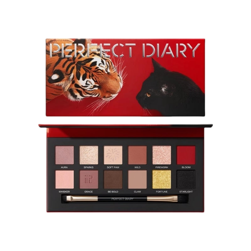 Palette de fards à paupières Explorer hautement pigmentés Perfect Diary 14 g