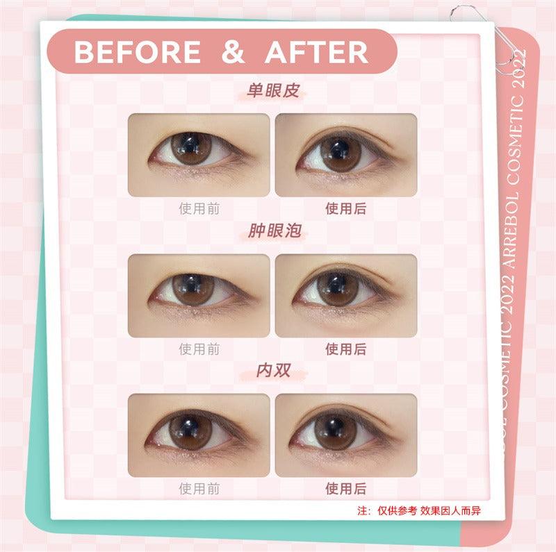 Autocollant double paupière PinkPunk Arrebol couleur peau