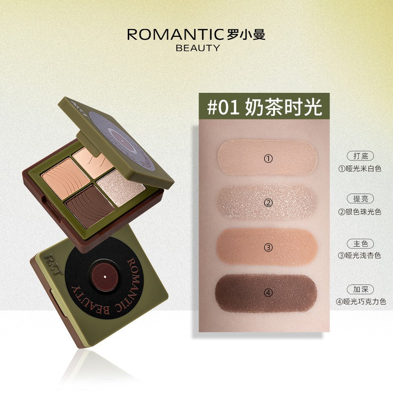 Ombre à paupières quatre couleurs RMT Romantic Beauty 3,5 g