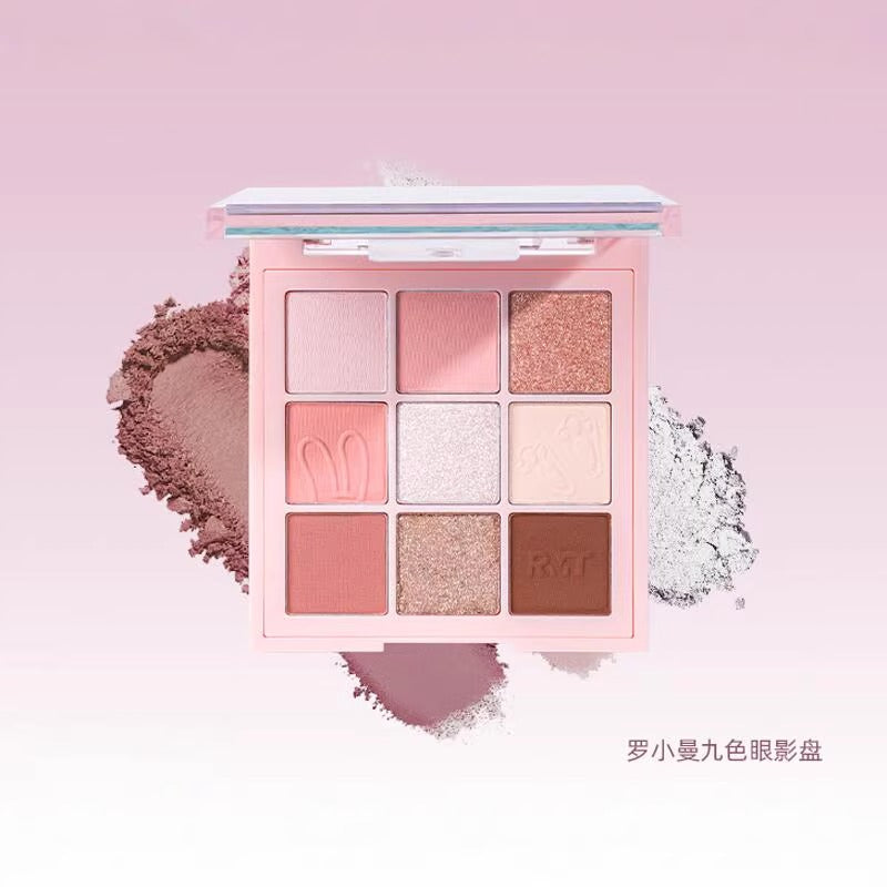 Palette de fards à paupières Romantic Beauty 9 couleurs 8 g
