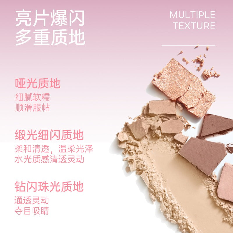 Palette de fards à paupières Romantic Beauty 9 couleurs 8 g