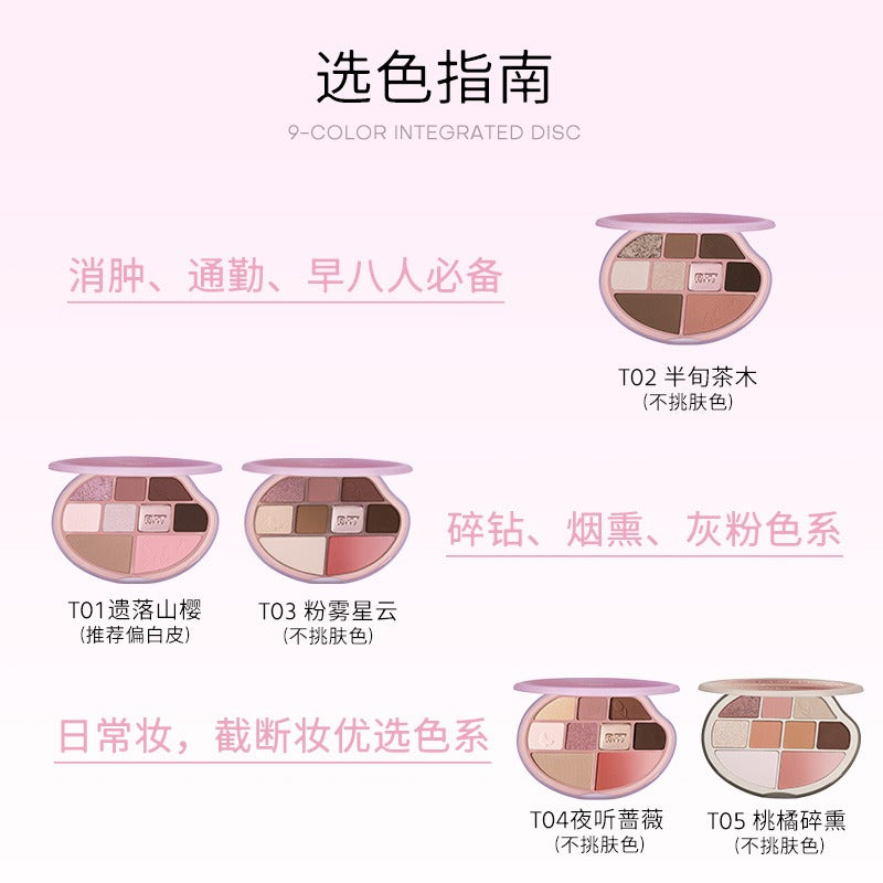Palette de maquillage complète Romantic Beauty Floral 14 g