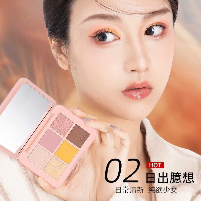 Fard à paupières Romantic Beauty Six Color 6 g