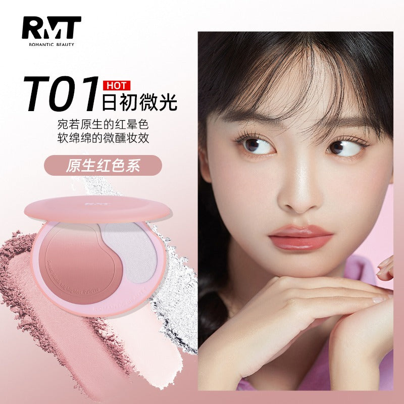 Palette de blushs enlumineurs Sweet Blush Romantic Beauty 11 g
