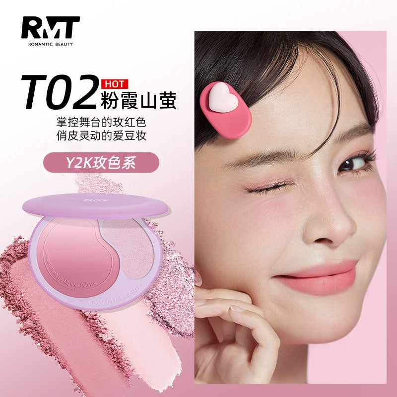 Palette de blushs enlumineurs Sweet Blush Romantic Beauty 11 g
