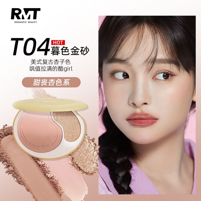 Palette de blushs enlumineurs Sweet Blush Romantic Beauty 11 g
