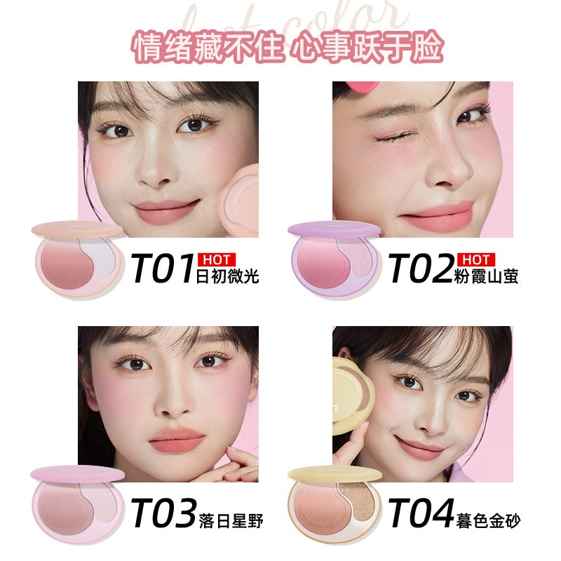 Palette de blushs enlumineurs Sweet Blush Romantic Beauty 11 g