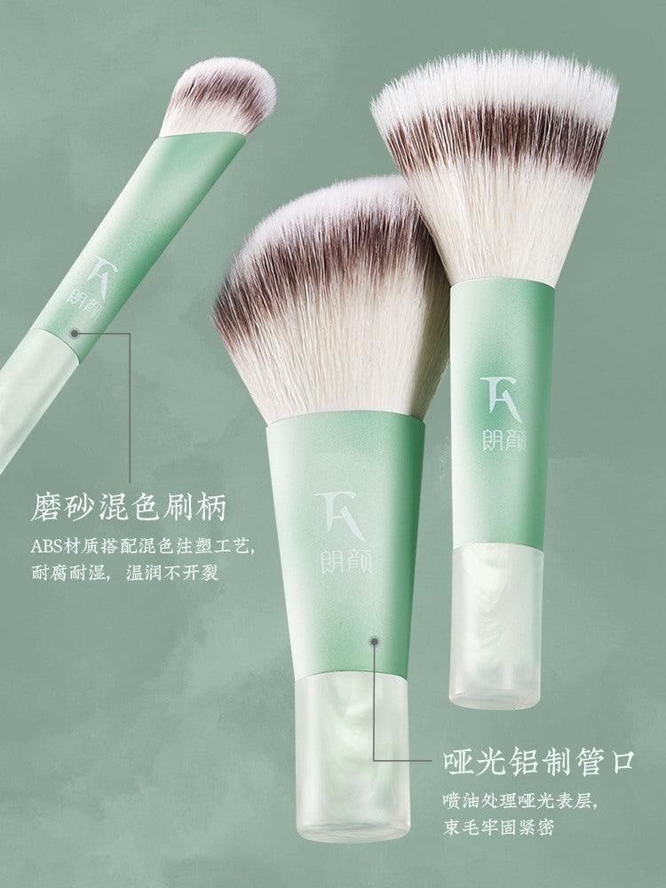Ensemble de mini pinceaux de maquillage Rownyeon Cloud Inked (9 po) avec sac
