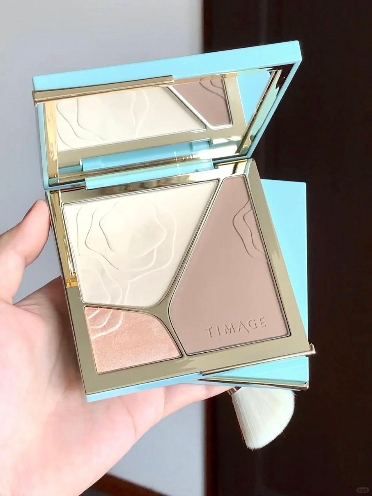 Palette de mélange d'ombres et de lumières douces TIMAGE 17 g