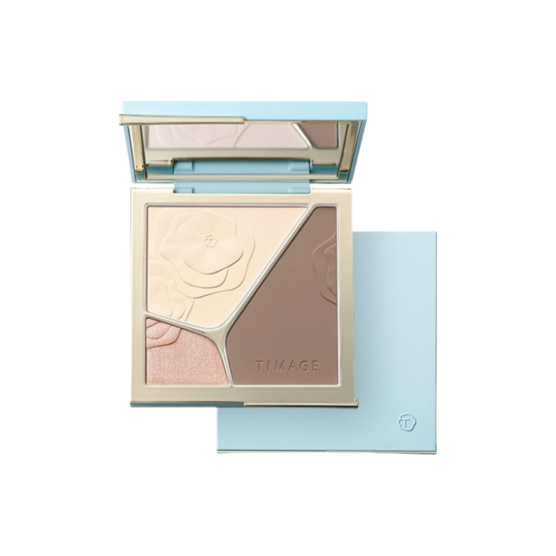 Palette de mélange d'ombres et de lumières douces TIMAGE 17 g