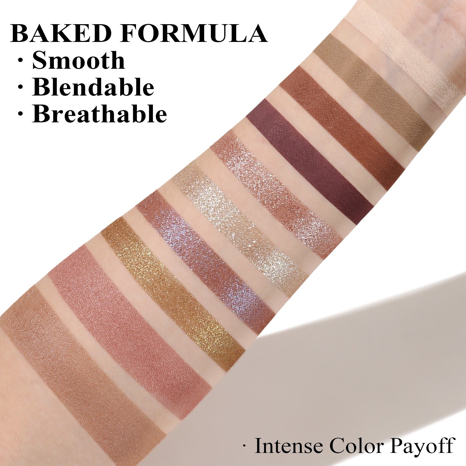 10 Color Baked Beauty Face Palette 17.44g