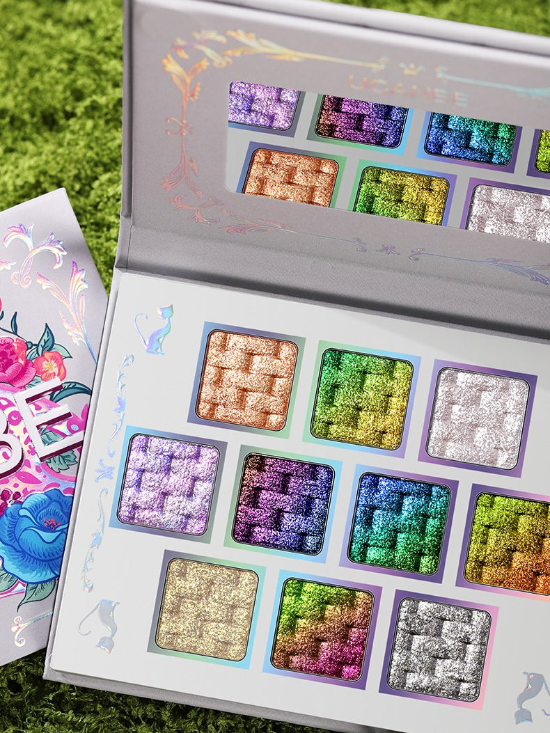 UCANBE - 10 Colors Chameleon Eyeshadow Palette Lunar Mirage 7g
