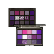 Palette de fards à paupières UCANBE 15 couleurs Purple Witch 10,8 g