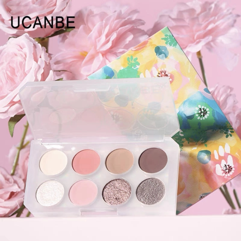 Palette de fards à paupières UCANBE 8 couleurs Kyanite 5,6 g