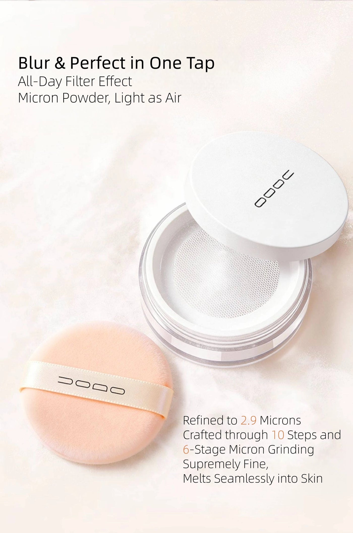 UODO - Matte Long-Lasting Loose Powder 8g 10g