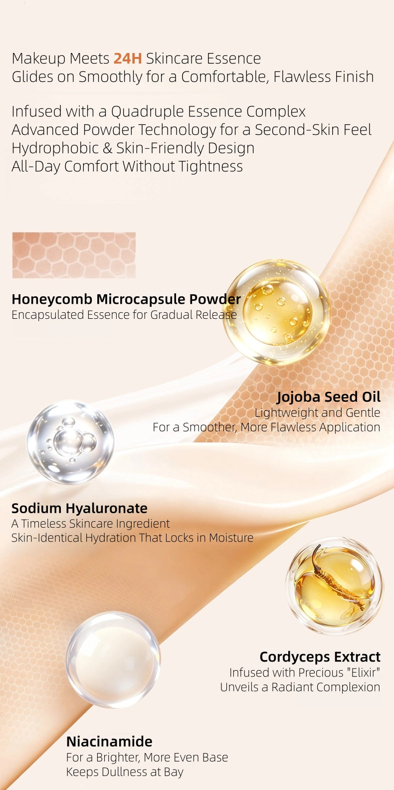 UODO - Matte Long-Lasting Loose Powder 8g 10g