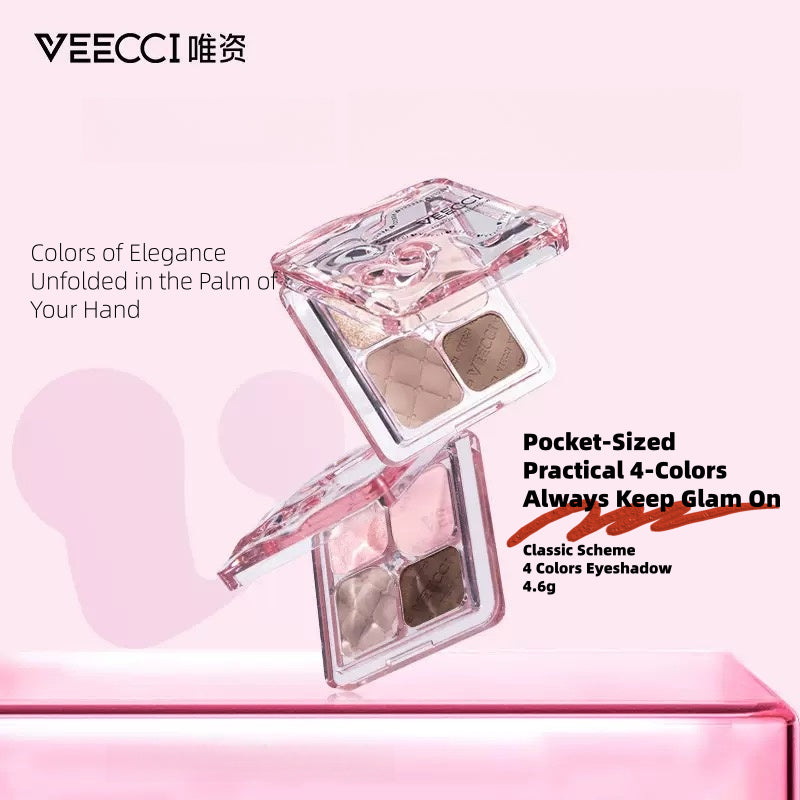 Veecci - Classic Scheme 4 Colors Eyeshadow 4.6g