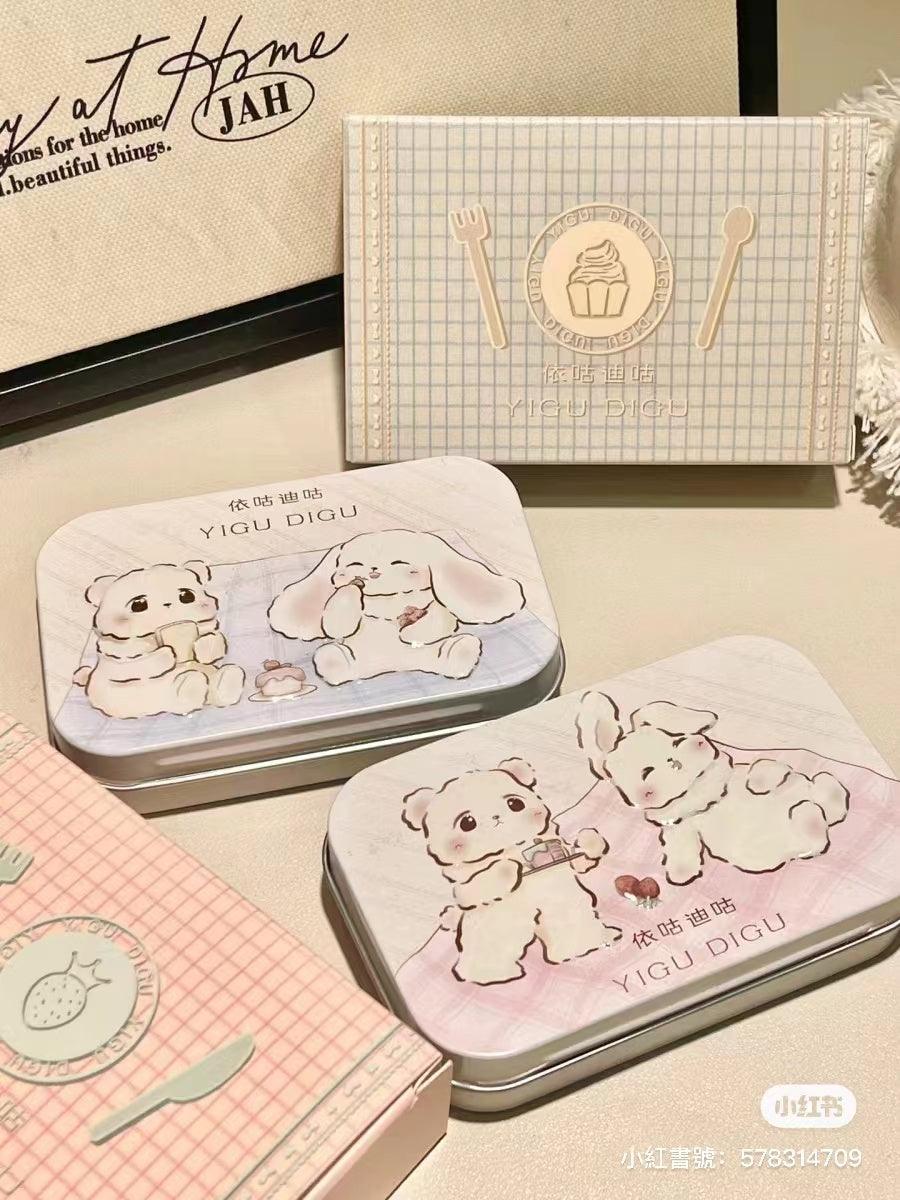 YIGUDIGU Candy Box Tea Party Palette de 6 couleurs pour les yeux 18 g