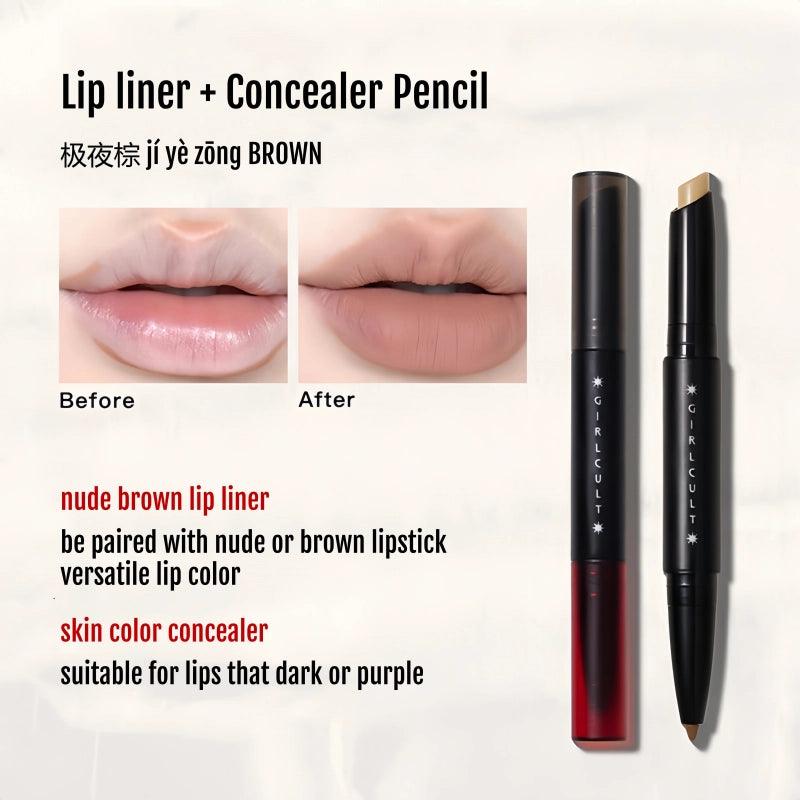 Crayon à lèvres double usage Girlcult, anti-cernes, 1,35 g