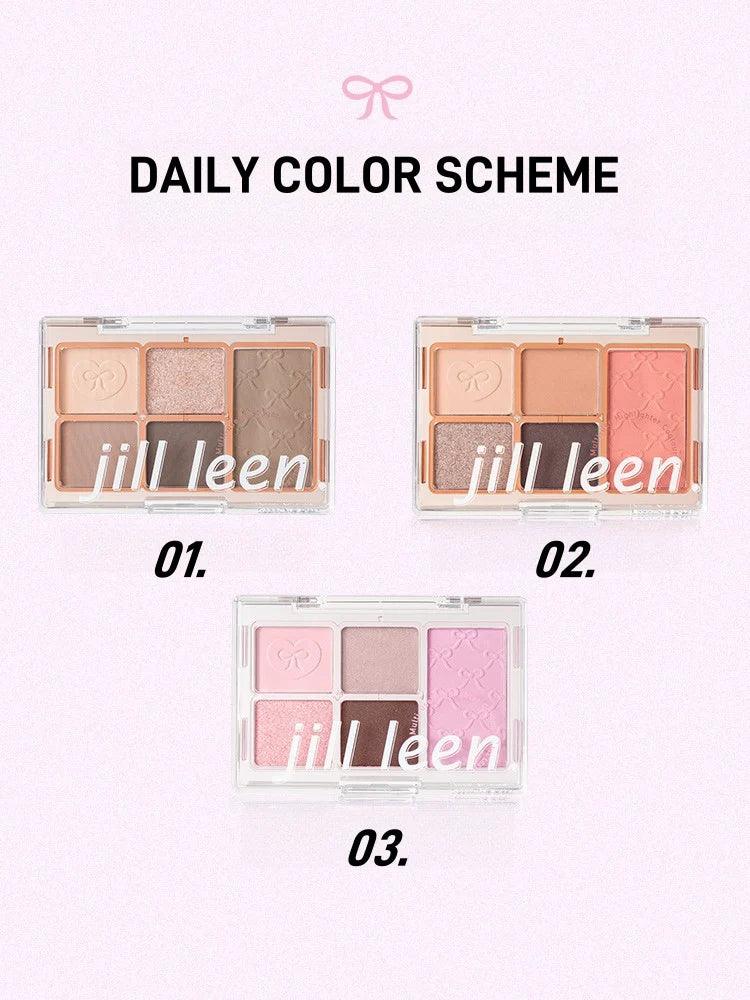 Palette de fards à paupières cinq couleurs JILL LEEN 9 g