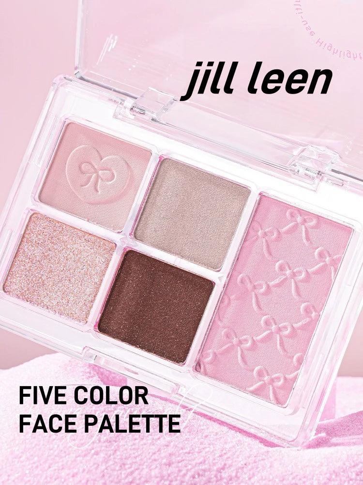 Palette de fards à paupières cinq couleurs JILL LEEN 9 g