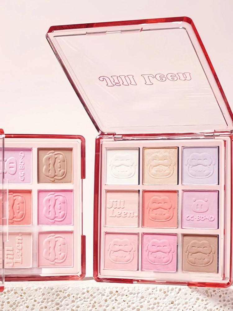 JILL LEEN GGBOND Palette de blush 9 couleurs 12 g